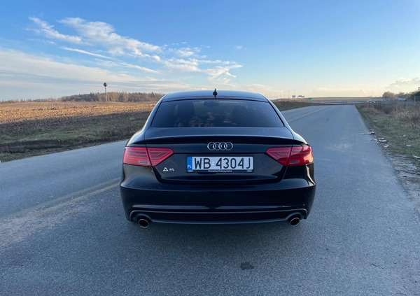 Audi A5 cena 79950 przebieg: 159980, rok produkcji 2013 z Świebodzin małe 232